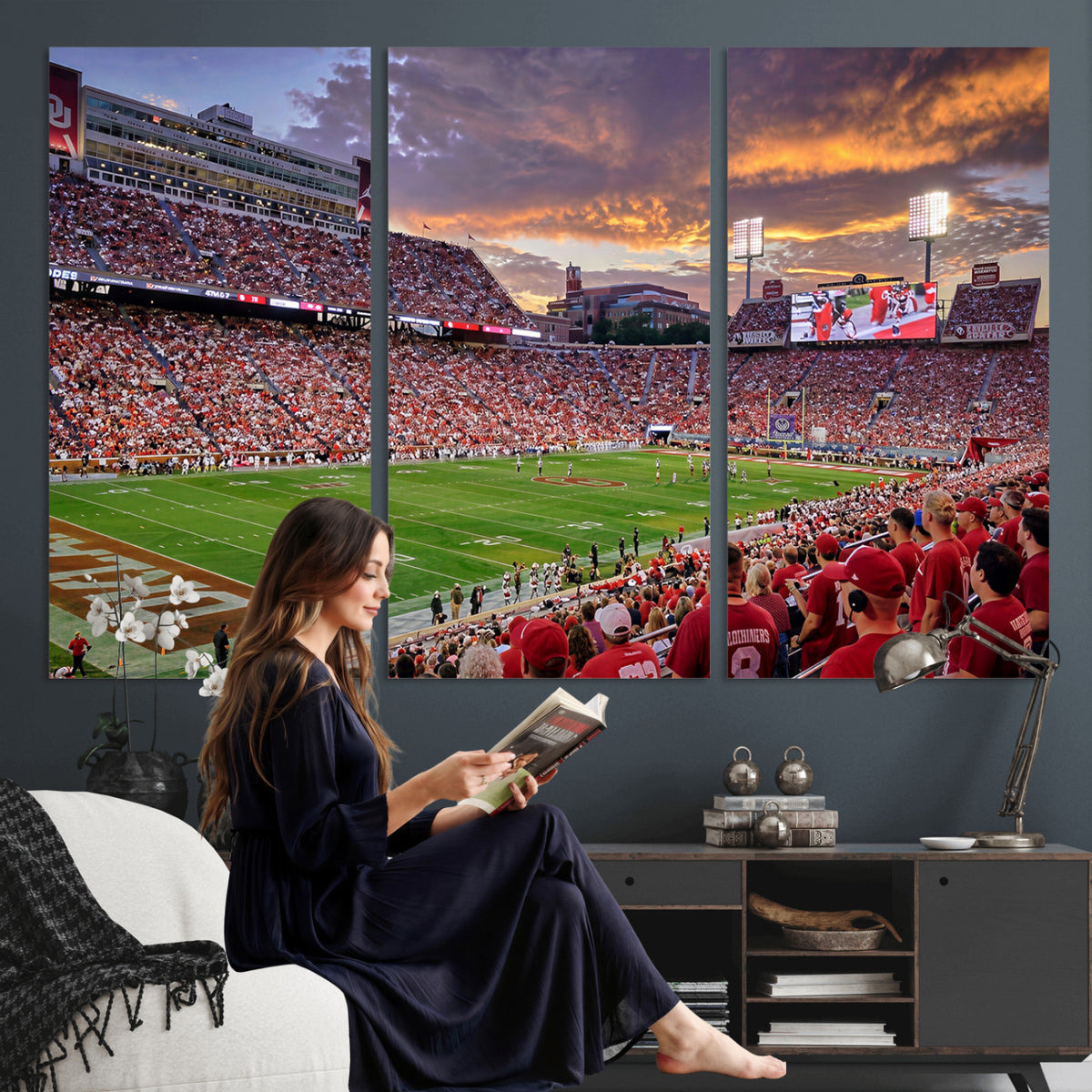 47794729-MGV-CV-36X24 - Stadium Wall Art Canvas Print