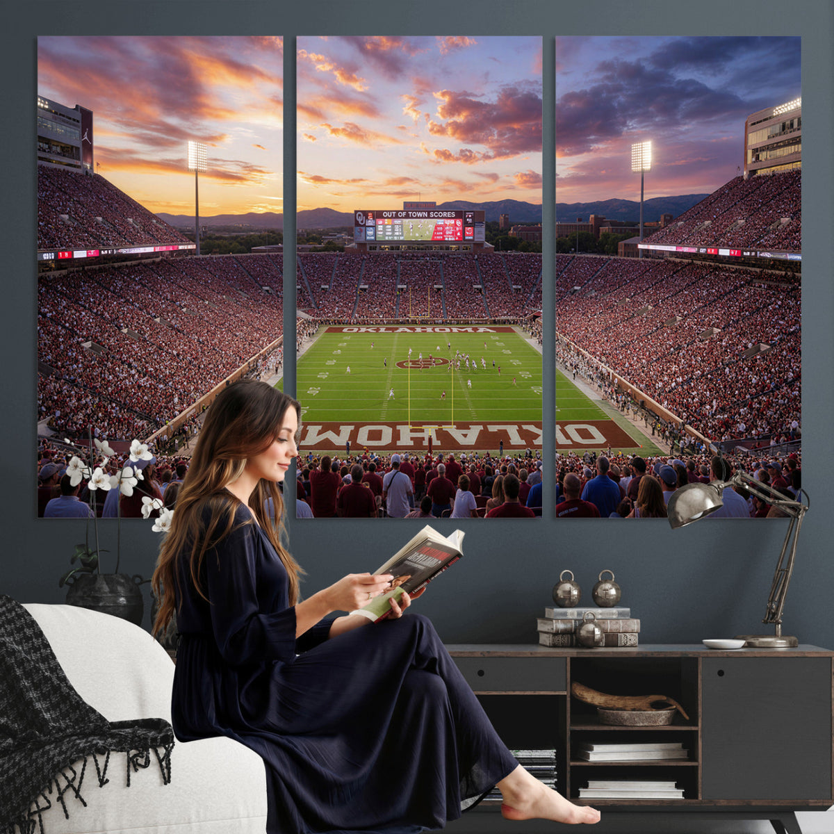 18509931-MGV-CV-36X24 - Stadium Wall Art Canvas Print
