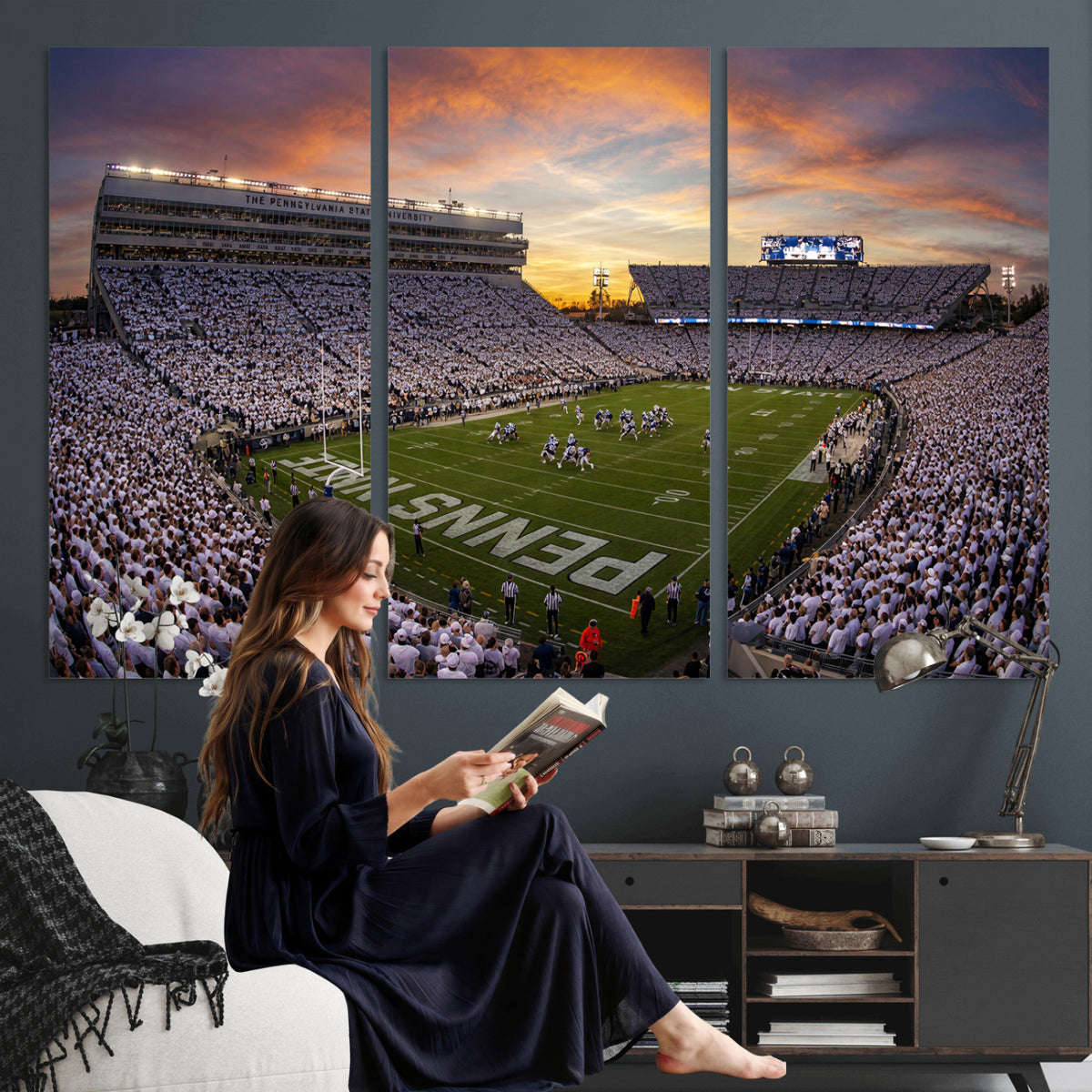37485833-MGV-CV-36X24 - Stadium Wall Art Canvas Print