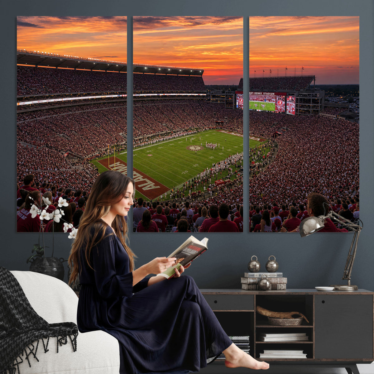 91782096-MGV-CV-36X24 - Stadium Wall Art Canvas Print