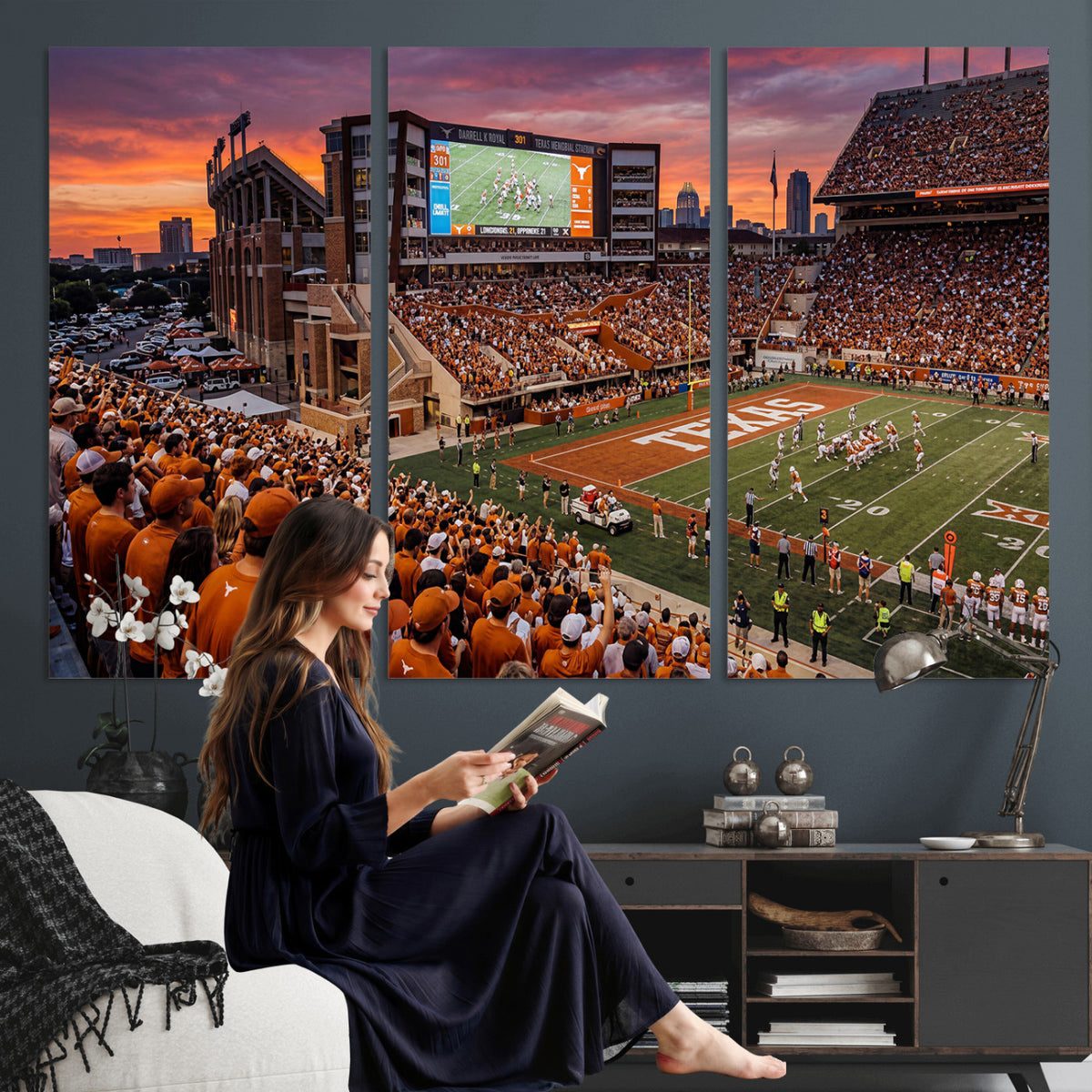 23743181-MGV-CV-36X24 - Stadium Wall Art Canvas Print