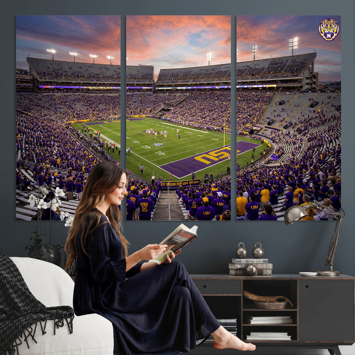 20281385-MGV-CV-36X24 - Stadium Wall Art Canvas Print