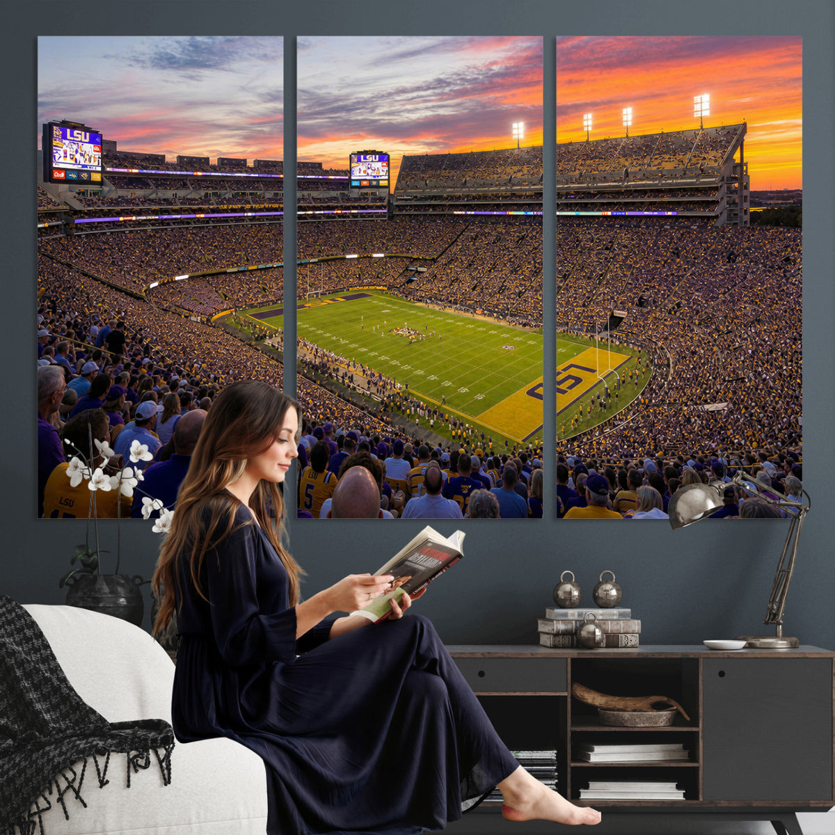91303167-MGV-CV-36X24 - Stadium Wall Art Canvas Print