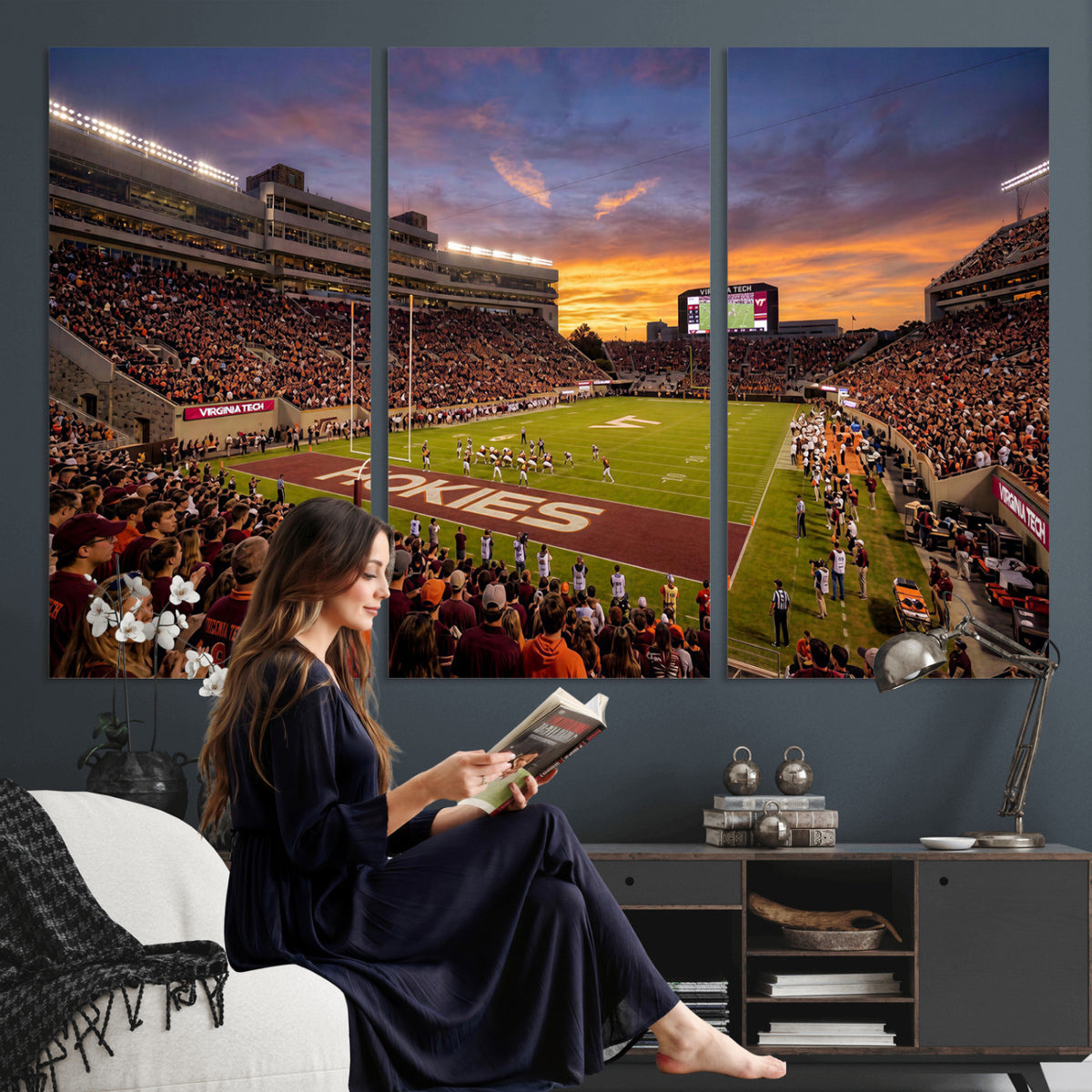 87141841-MGV-CV-36X24 - Stadium Wall Art Canvas Print