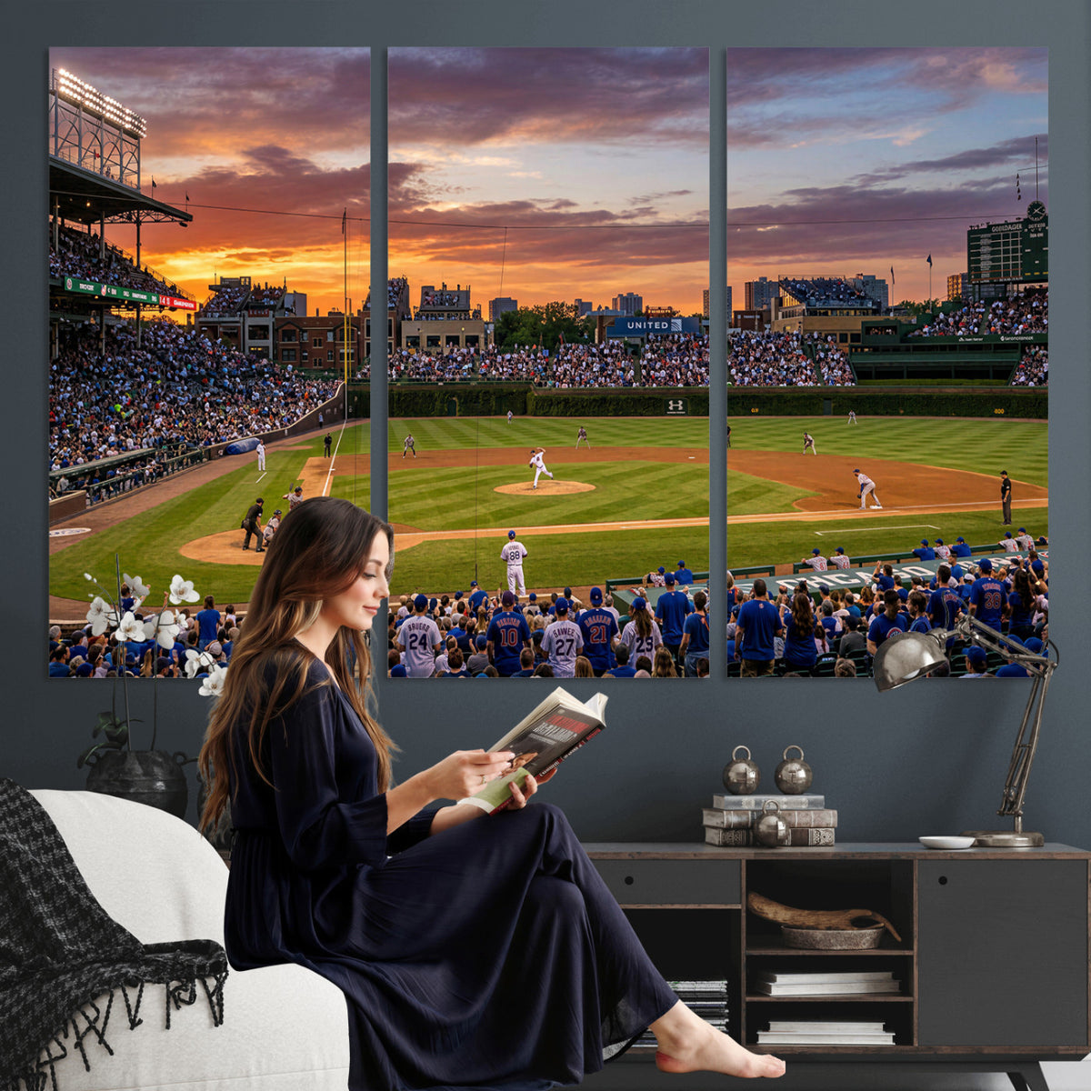 71103551-MGV-CV-36X24 - Stadium Wall Art Canvas Print