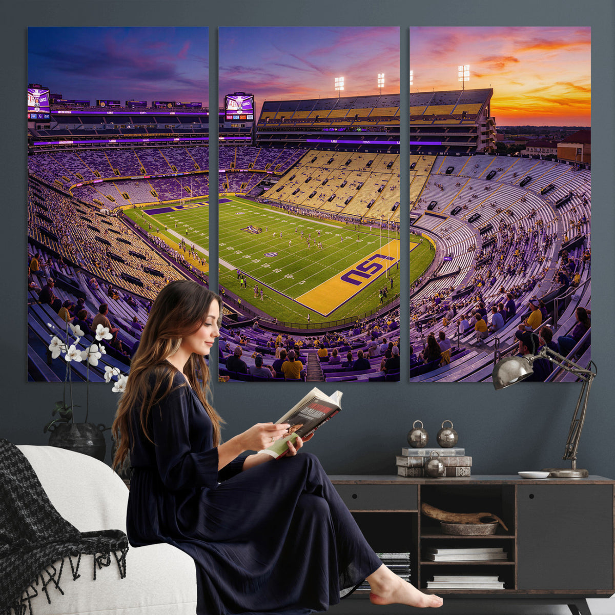 21378512-MGV-CV-36X24 - Stadium Wall Art Canvas Print
