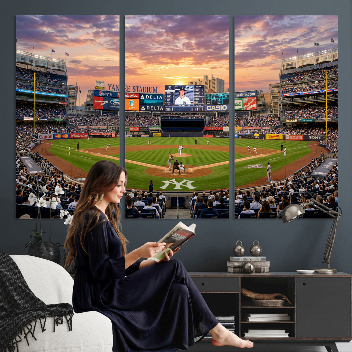 26297292-MGV-CV-36X24 - Stadium Wall Art Canvas Print
