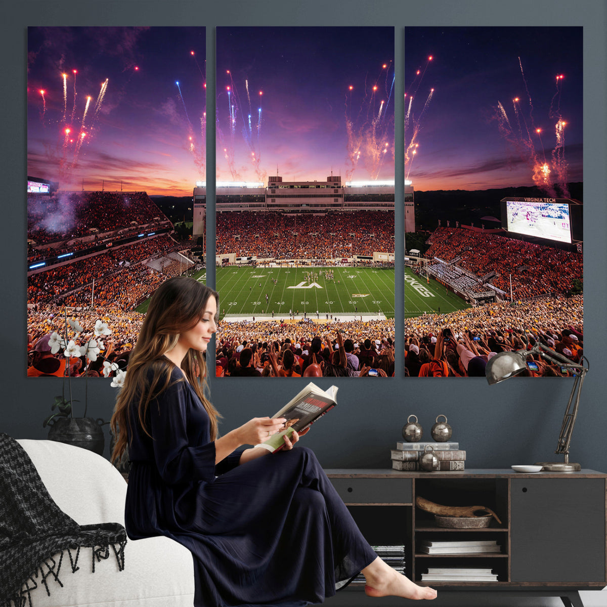 60785214-MGV-CV-36X24 - Stadium Wall Art Canvas Print