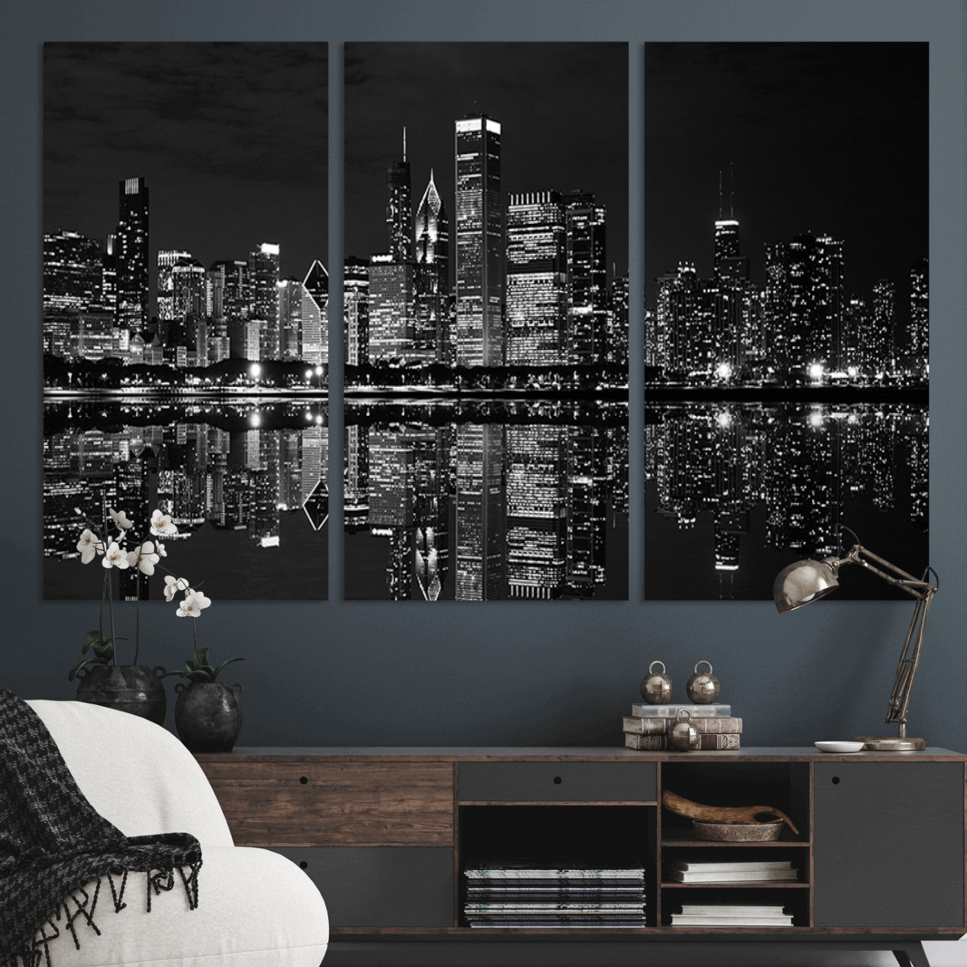 15050-MGV-CV-36X24-Chicago Wall Art Canvas Print