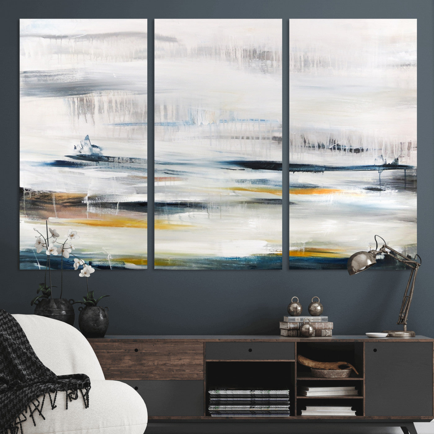 MGV-CV-48X32-3P - Soft Color Abstract Canvas Print