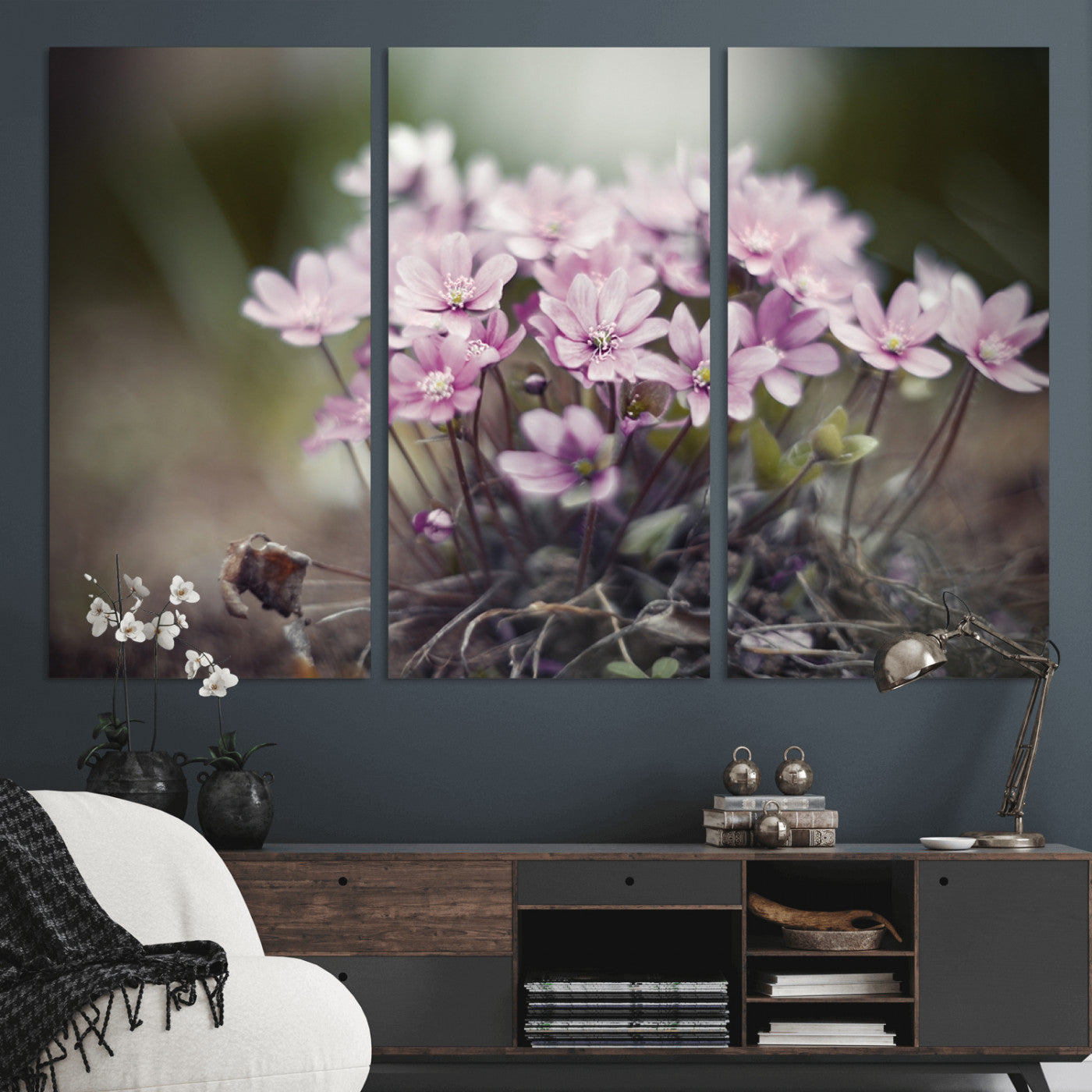 MGV-CV-48X32-3P - Pink Wild Flower Canvas Print