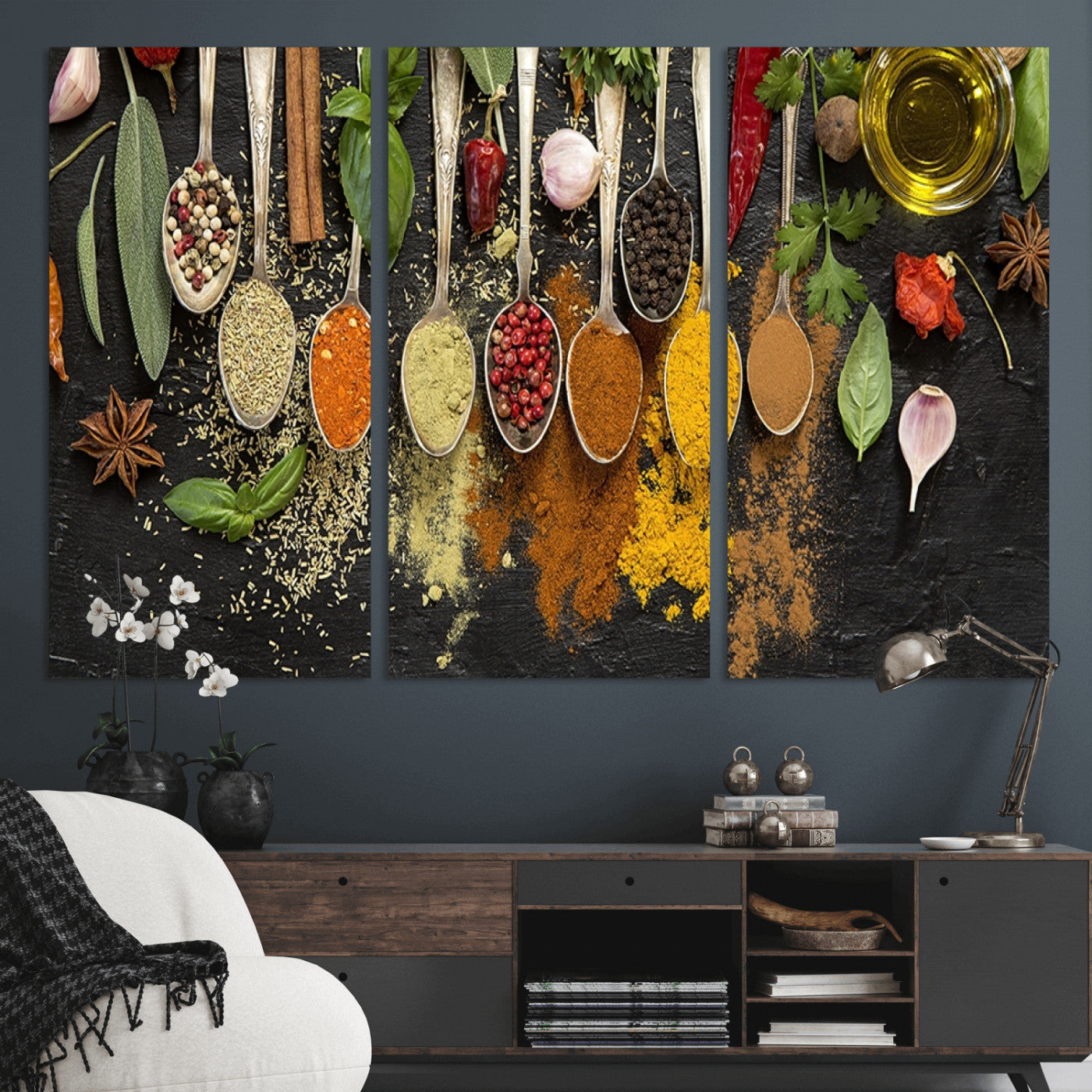 MGV-CV-48X32-3P - Spices Wall Art Canvas Print