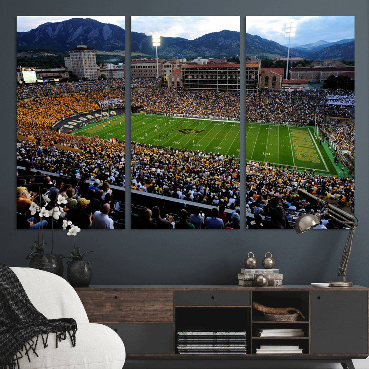 60552-MGV-CV-36X24 - Folsom Field, University of Colorado Buffaloes Football