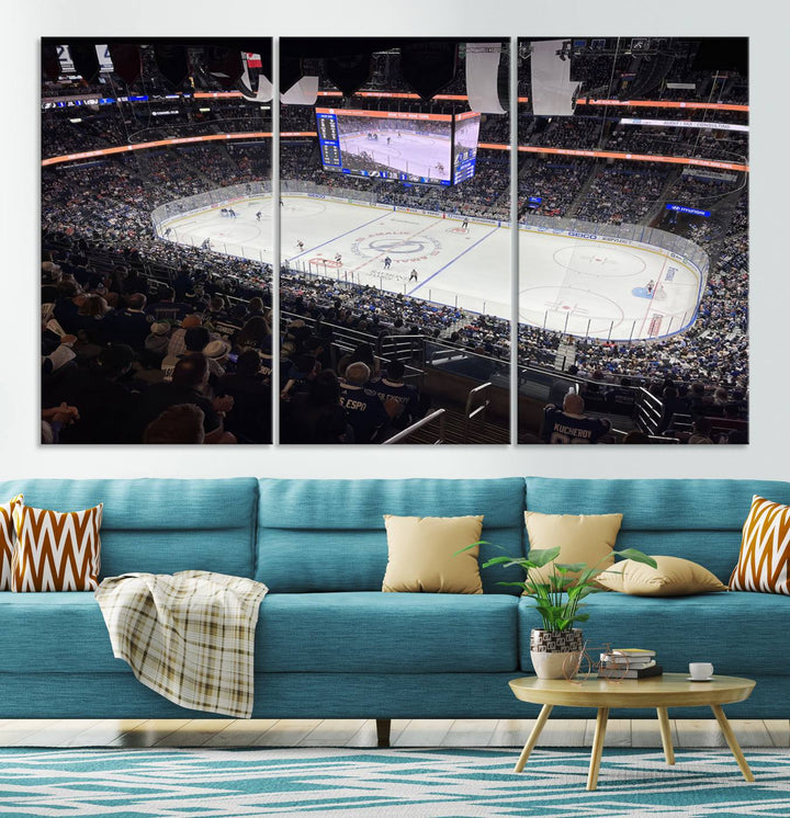 Amalie Arena Florida Wall Art Canvas Print - NHL Hockey Stadium Print