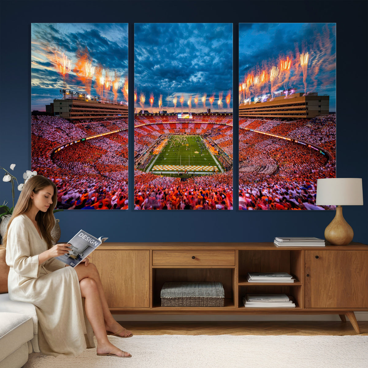 94266219-MGV-CV-36X24 - Tennessee Neyland Stadium Wall Art, Sports Arena Canvas