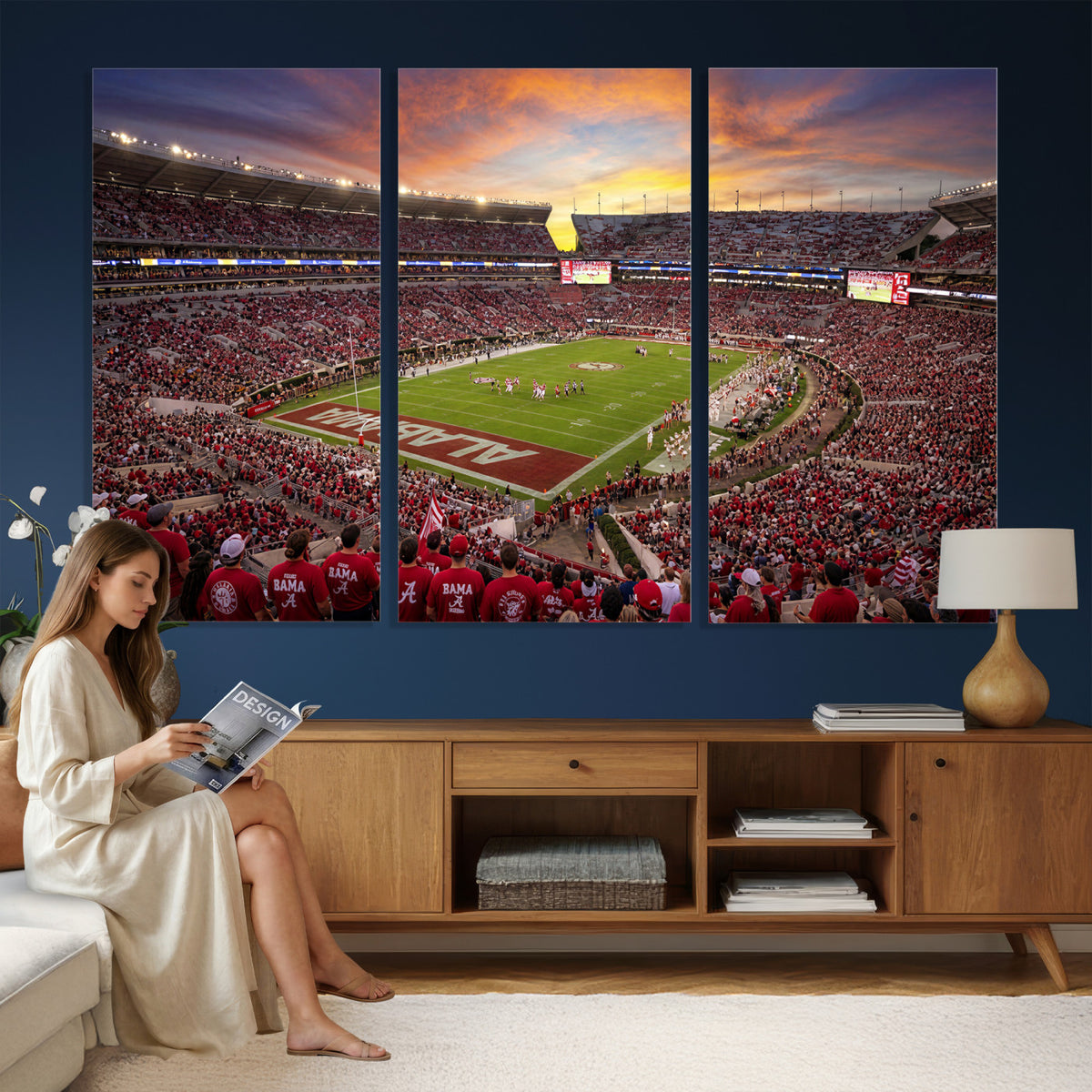 41995919-MGV-CV-36X24 - Stadium Wall Art Canvas Print