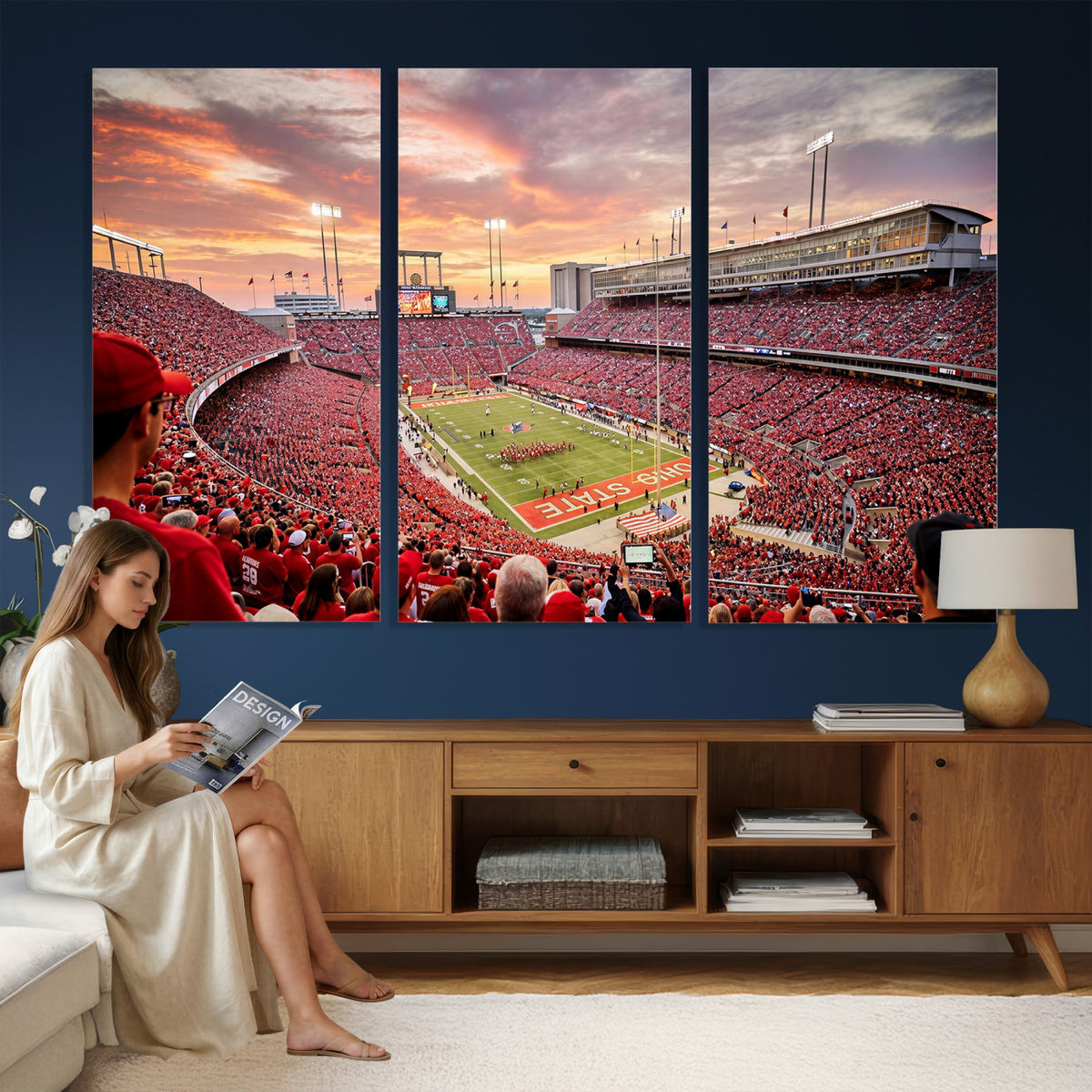 94754966-MGV-CV-36X24 - Stadium Wall Art Canvas Print