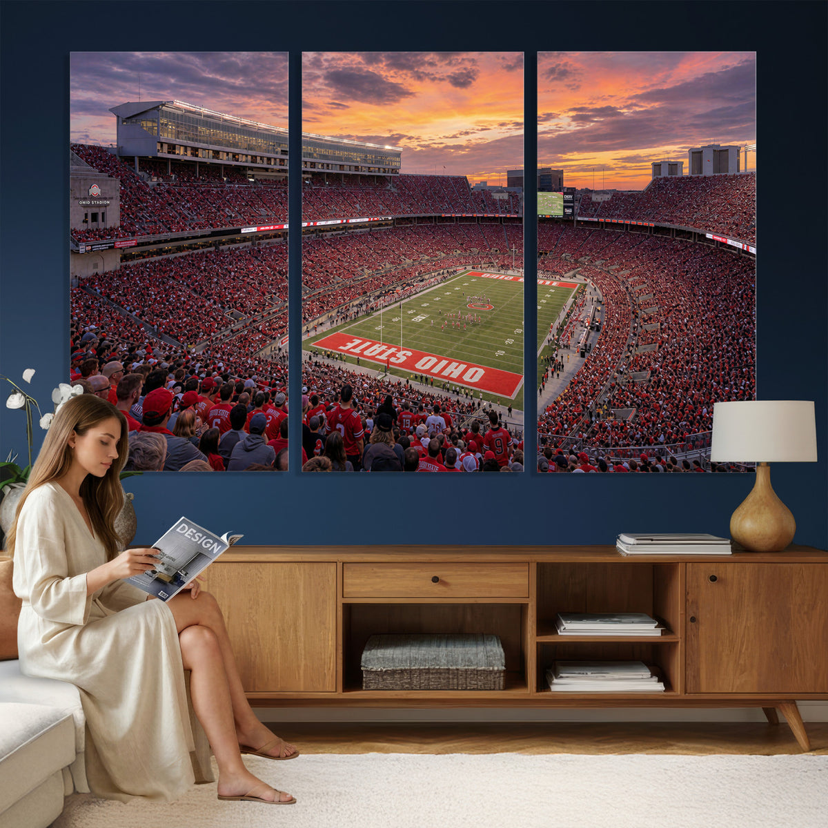 95137596-MGV-CV-36X24 - Stadium Wall Art Canvas Print