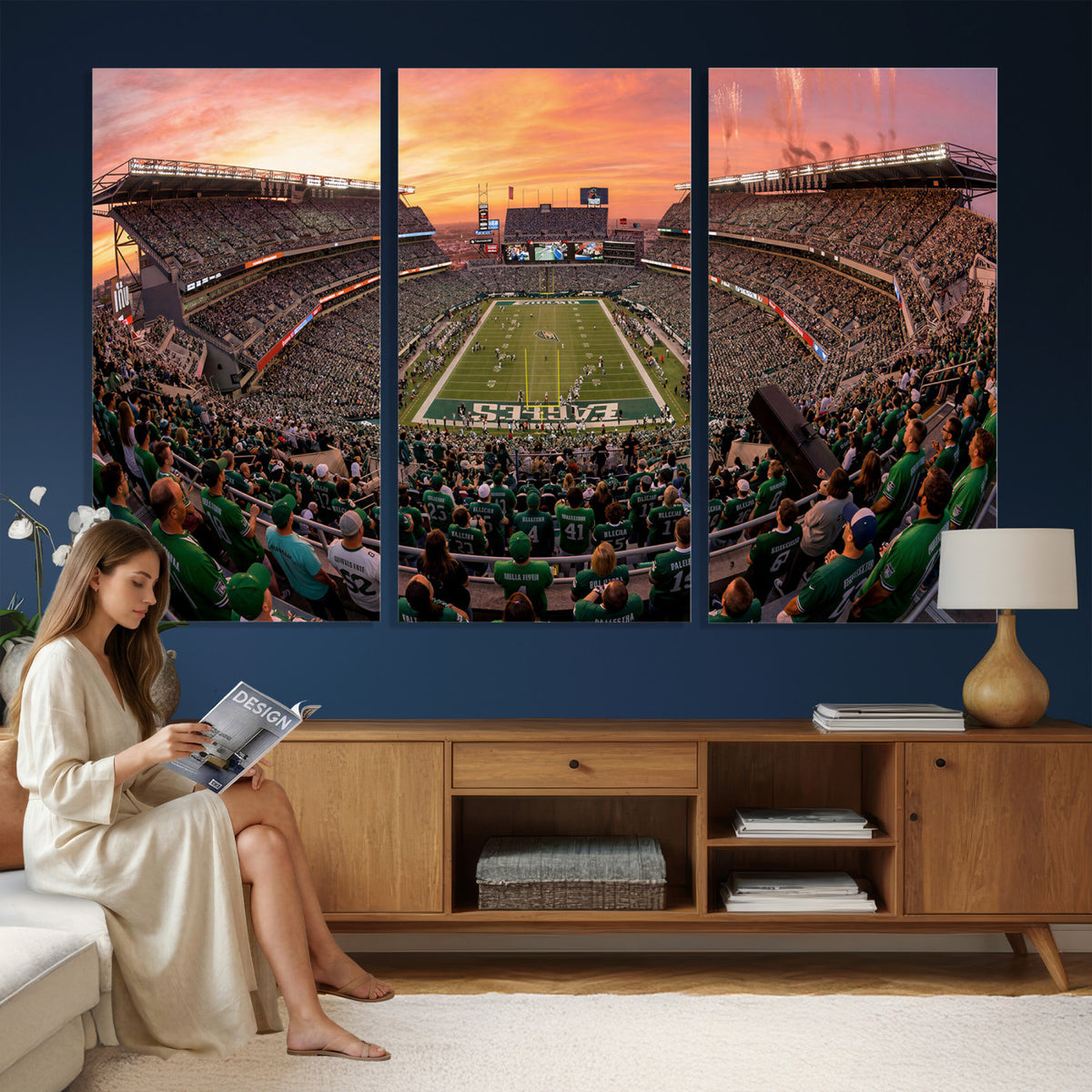 24458374-MGV-CV-36X24 - Stadium Wall Art Canvas Print