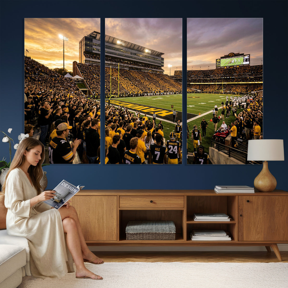 60847729-MGV-CV-36X24 - Stadium Wall Art Canvas Print