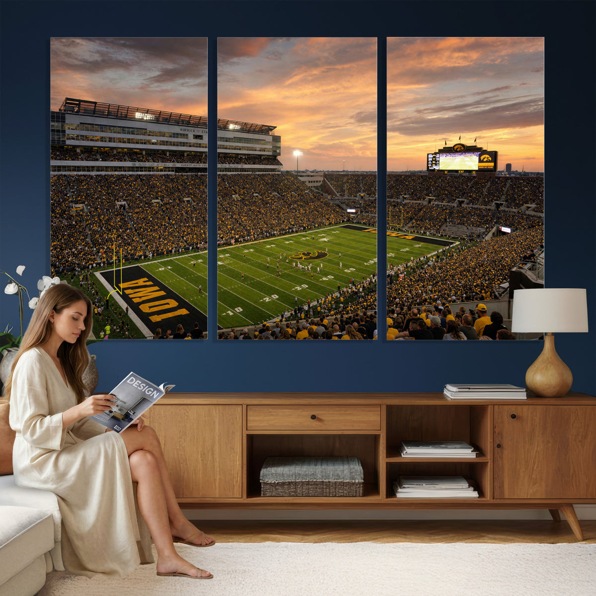 84993181-MGV-CV-36X24 - Stadium Wall Art Canvas Print