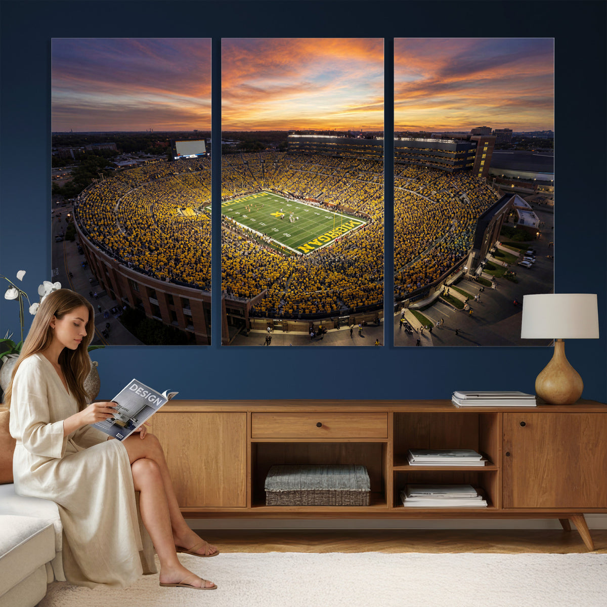 64902586-MGV-CV-36X24 - Stadium Wall Art Canvas Print