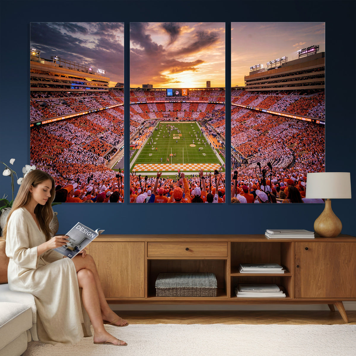 68184875-MGV-CV-36X24 - Stadium Wall Art Canvas Print