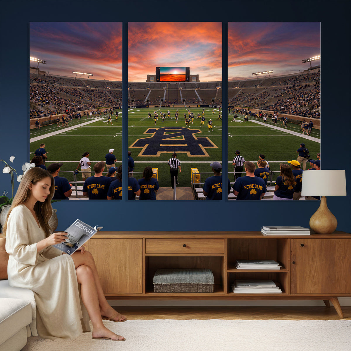 75411323-MGV-CV-36X24 - Stadium Wall Art Canvas Print