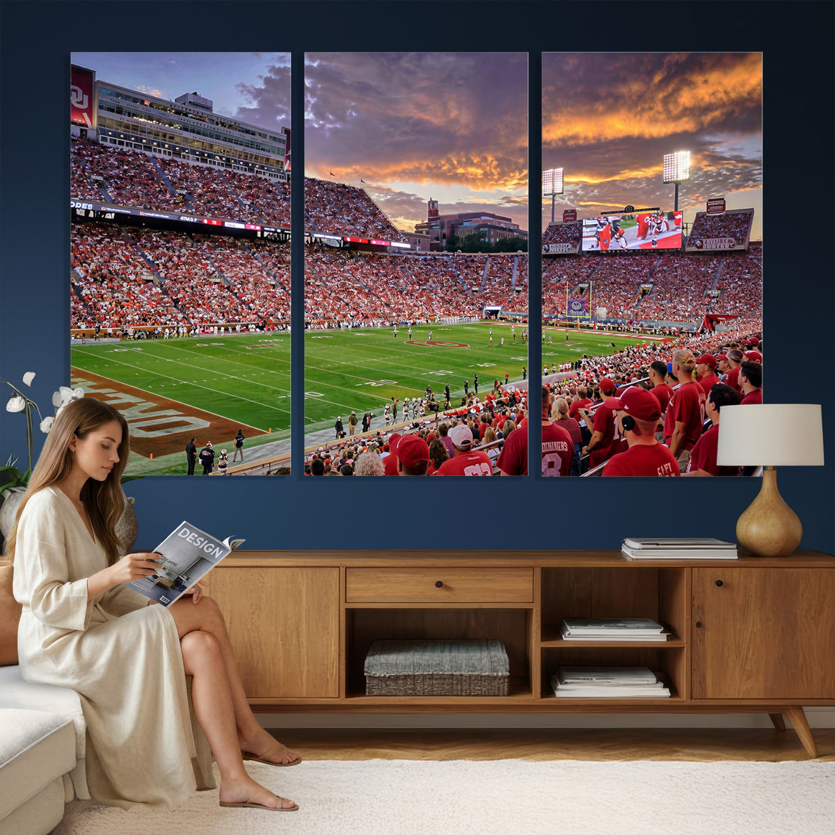 47794729-MGV-CV-36X24 - Stadium Wall Art Canvas Print