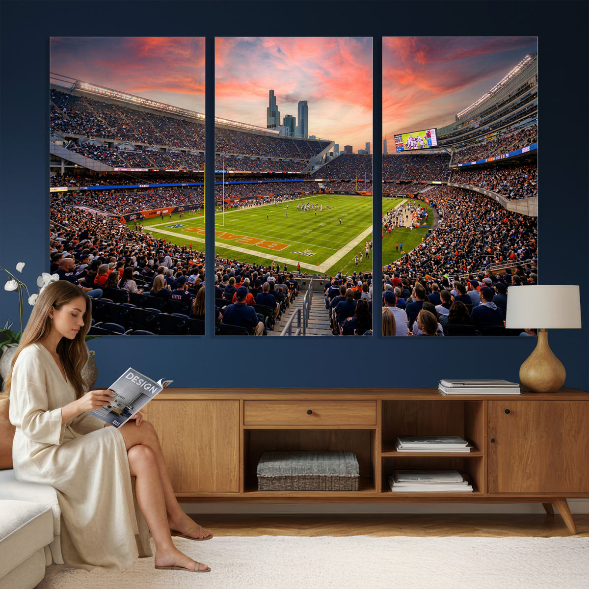 15295996-MGV-CV-36X24 - Stadium Wall Art Canvas Print