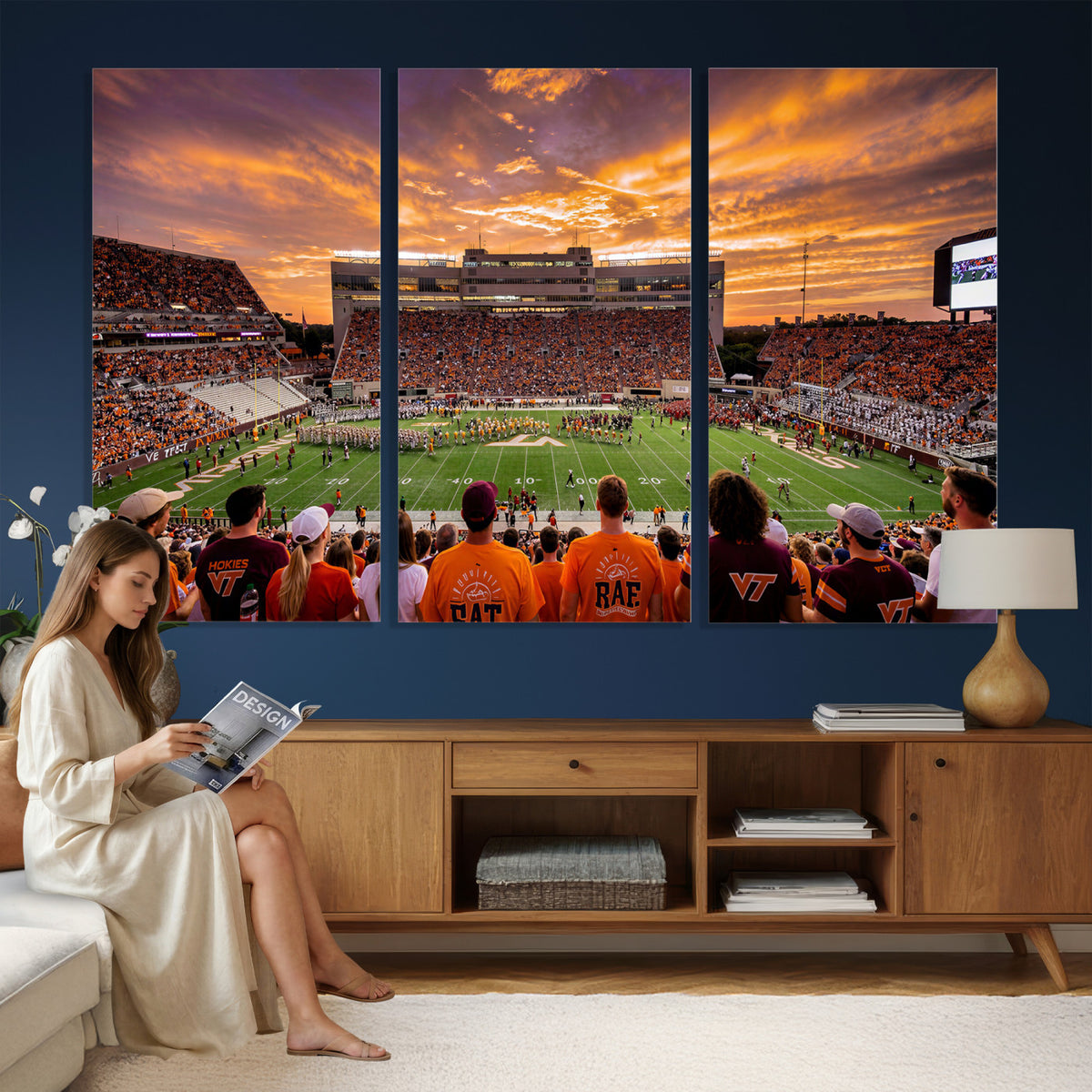 25873880-MGV-CV-36X24 - Stadium Wall Art Canvas Print