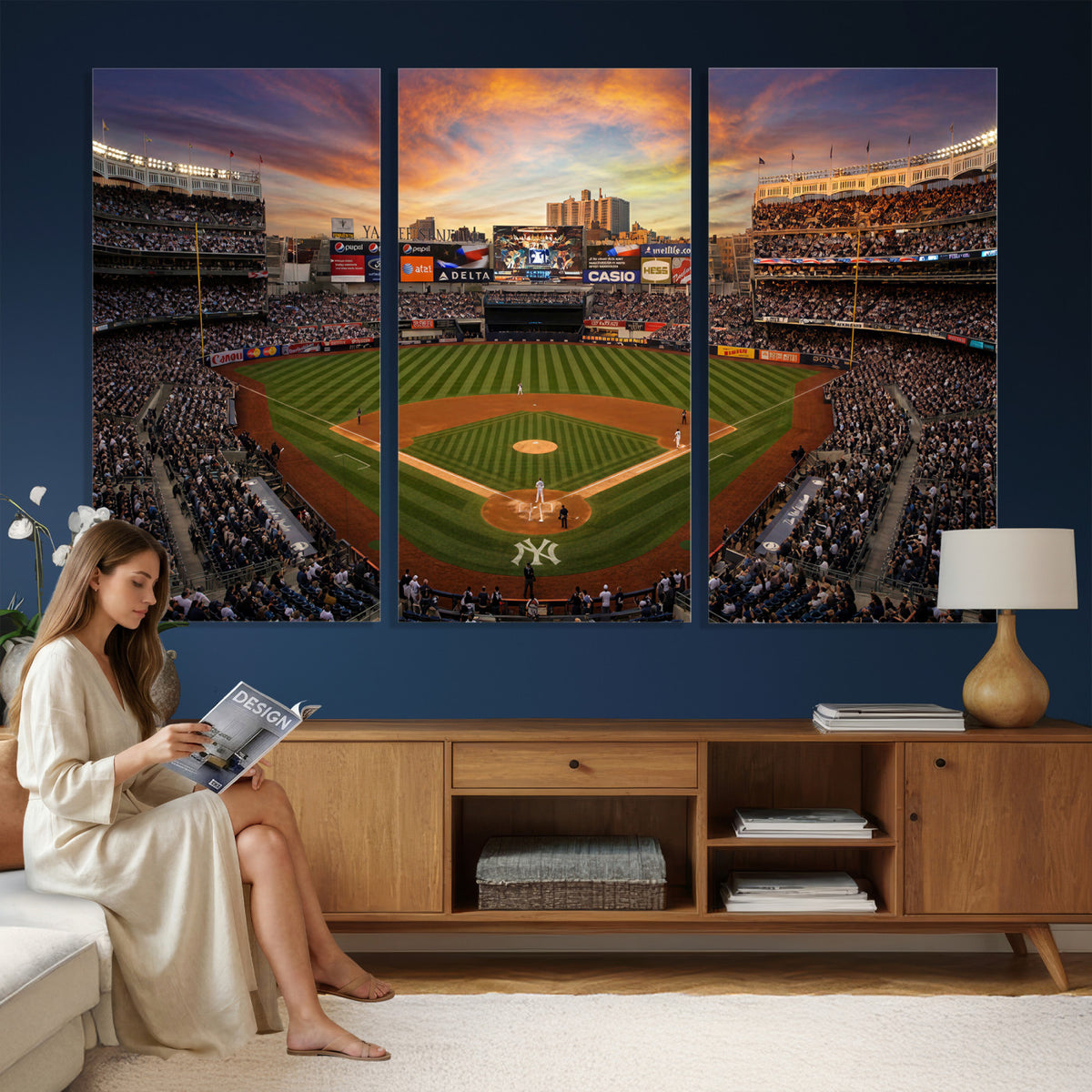71157927-MGV-CV-36X24 - Stadium Wall Art Canvas Print
