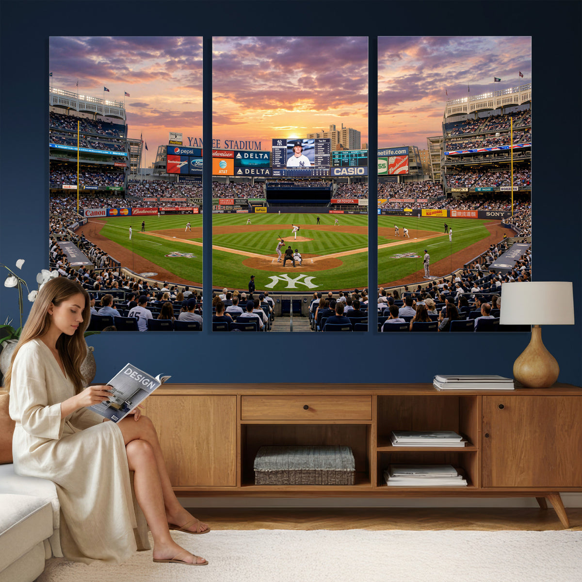 26297292-MGV-CV-36X24 - Stadium Wall Art Canvas Print