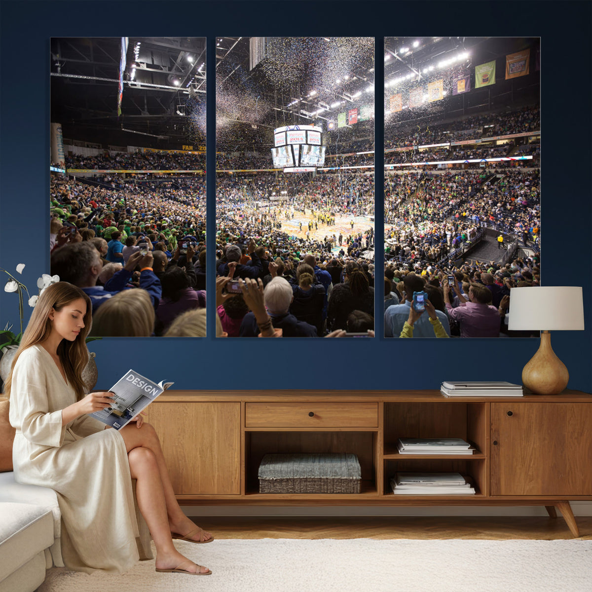 66251-MGV-CV-36X24 - Bridgestone Arena Wall Art Canvas, Nashville Predators