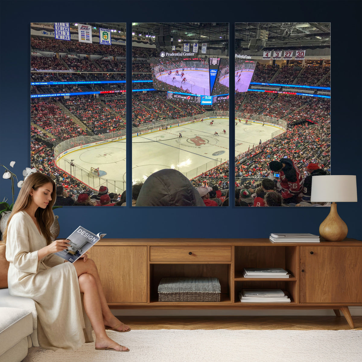 29638-MGV-CV-36X24 - Prudential Center Newark New Jersey Devils Hockey Stadium