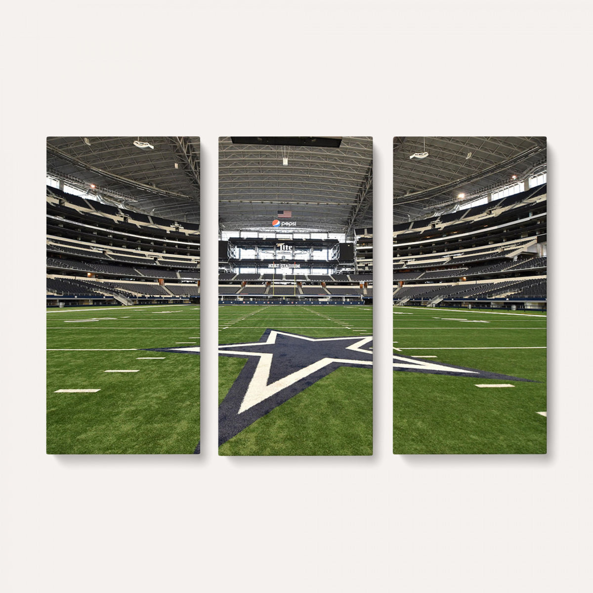 14834-MGV-CV-36X24 - Dallas Cowboys Football Team Print - Arlington AT&T Stadium