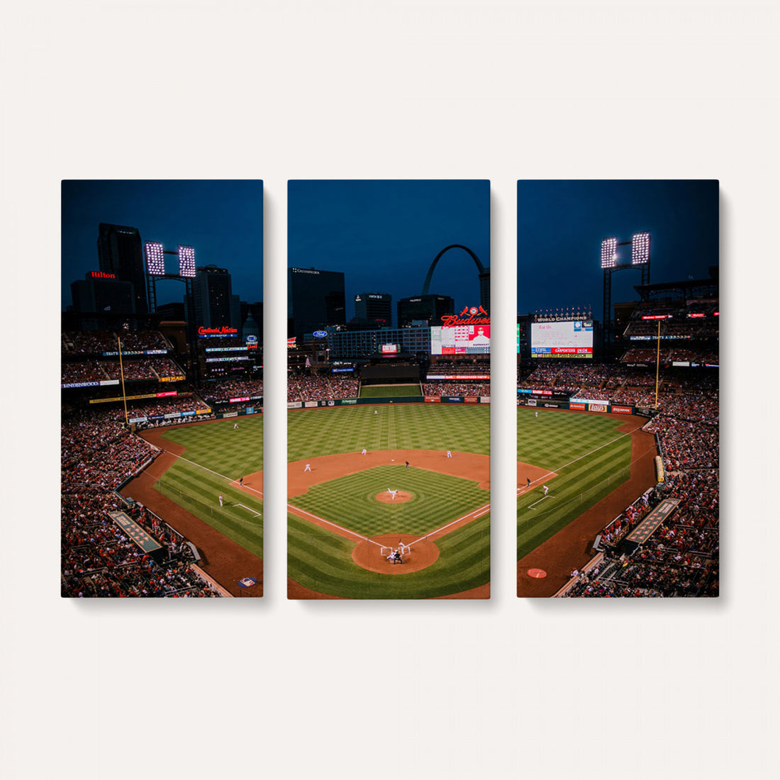 St. Louis Cardinals Baseball Team Print - Busch Stadium Wall Art
