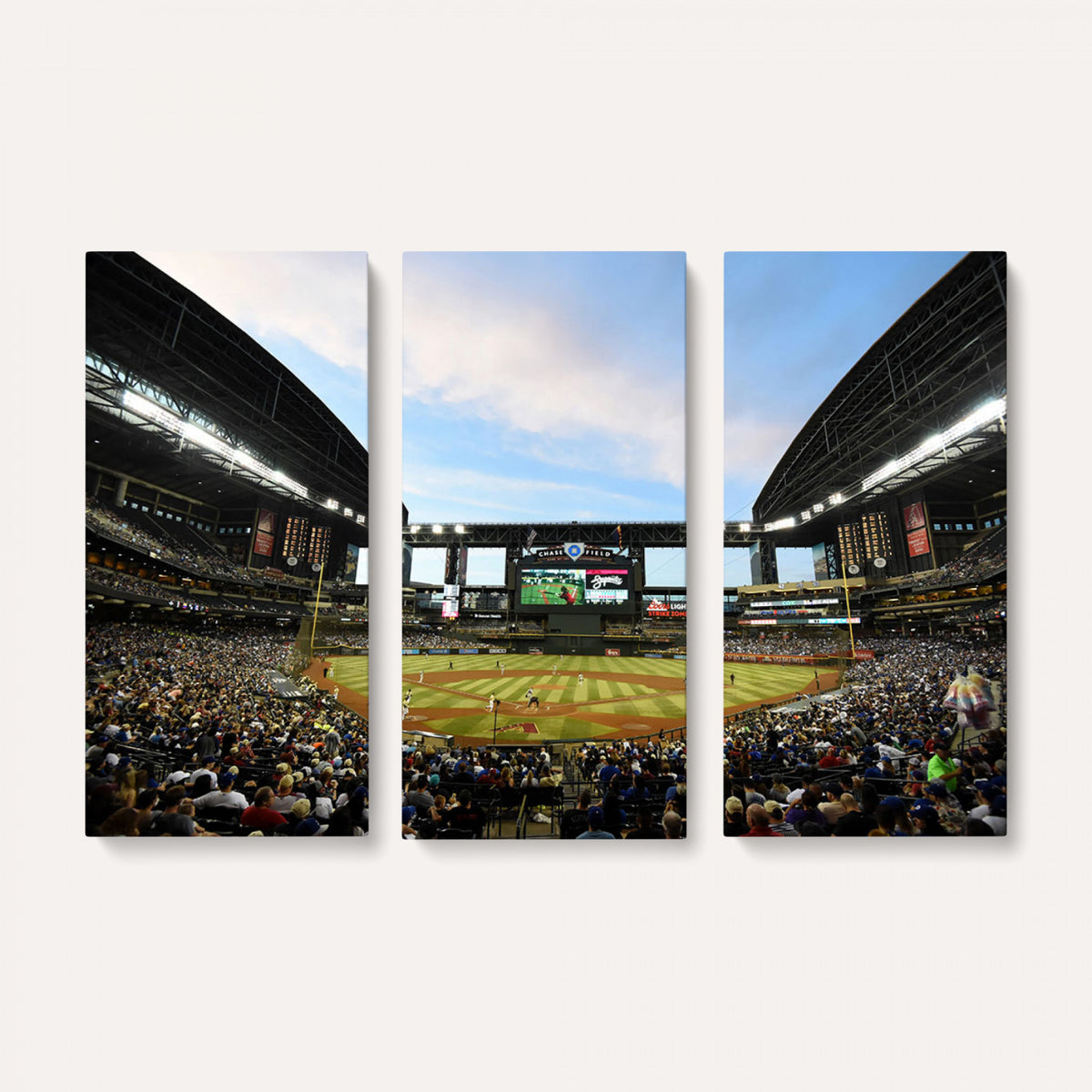92672-MGV-CV-36X24 - Arizona Diamondbacks Team Print - Phoenix Chase Field