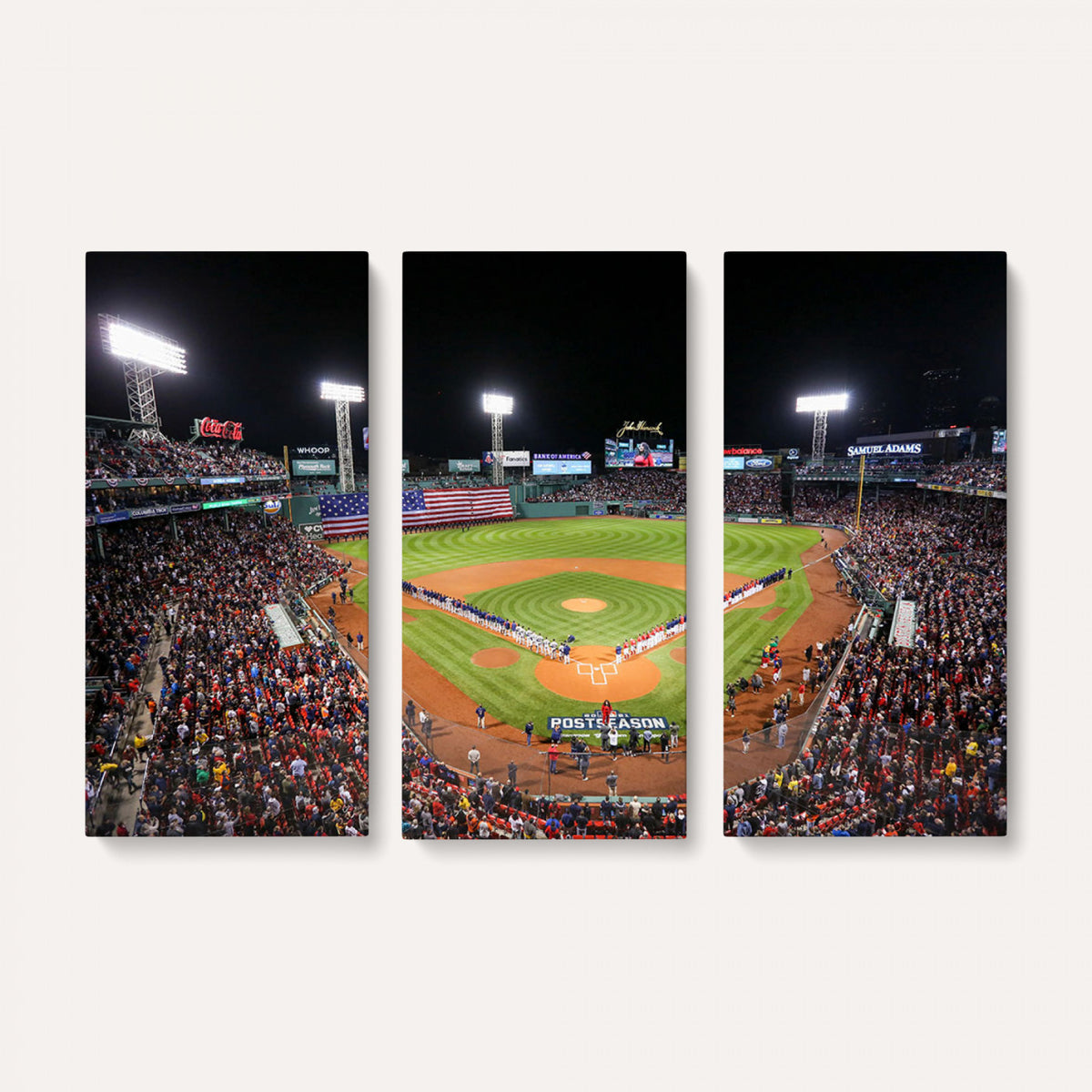 47365-MGV-CV-36X24 - Fenway Park Wall Art Canvas Print | Large Baseball Stadium Canvas for Boston Red Sox Fans