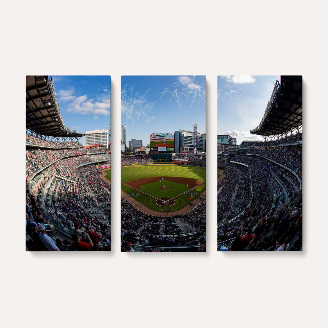 Truist Park Stadium Canvas Wall Art, Atlanta Braves Game Day Decor