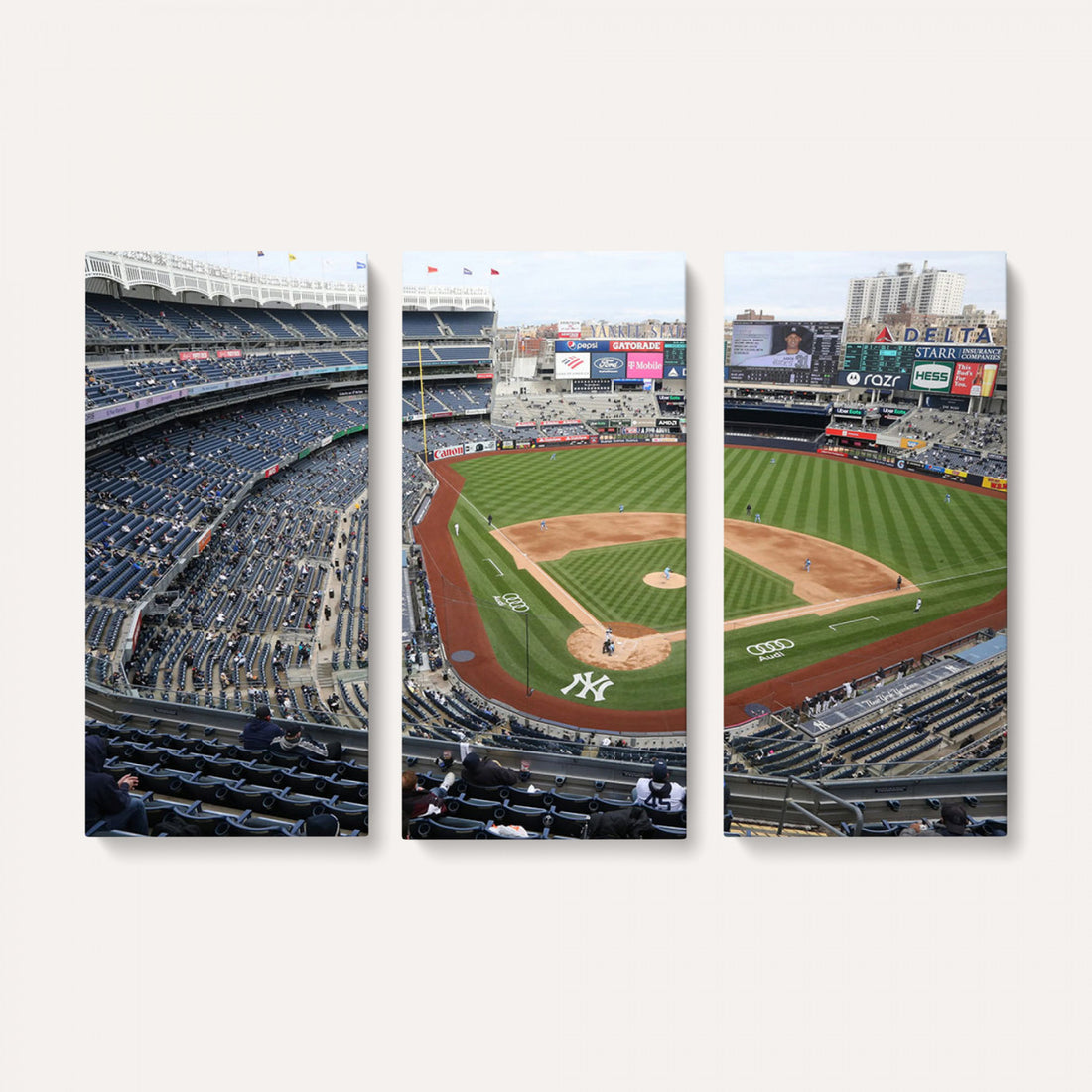 New York Yankees Baseball Team Print, Yankee Stadium Wall Art Canvas Print