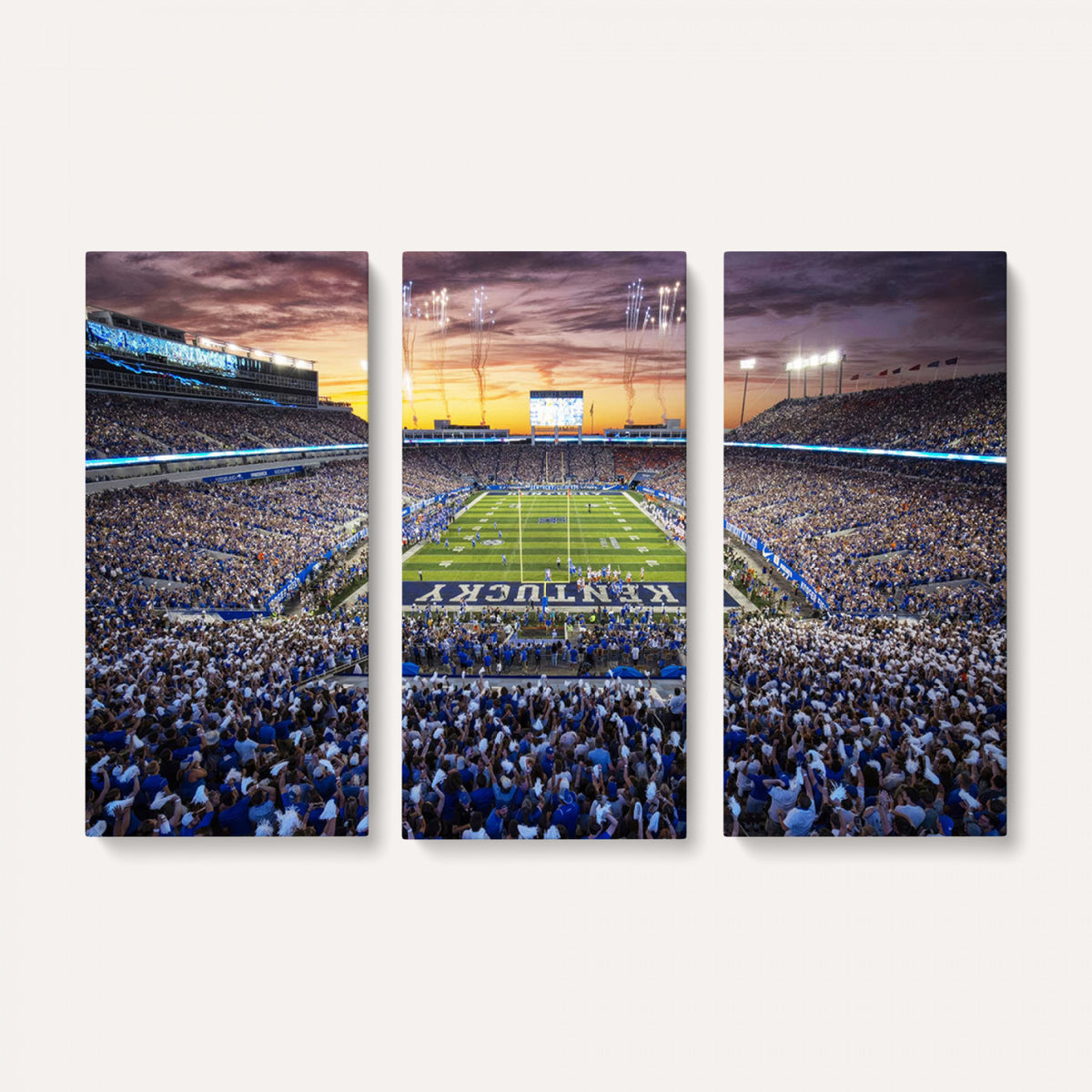 78524-MGV-CV-36X24 - Kroger Field Wall Art Print, Kentucky Stadium Wall Art