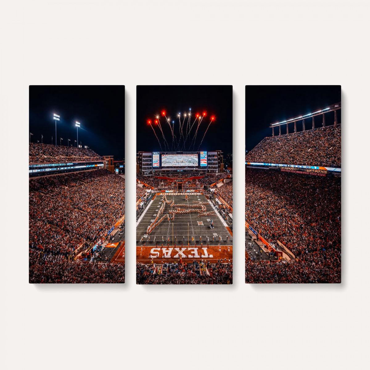 58778-PAN-FL-20X10 - Darrell K Royal Memorial Stadium | Texas Longhorns | Print Decor Wall Art Design for Home & Office Decoration