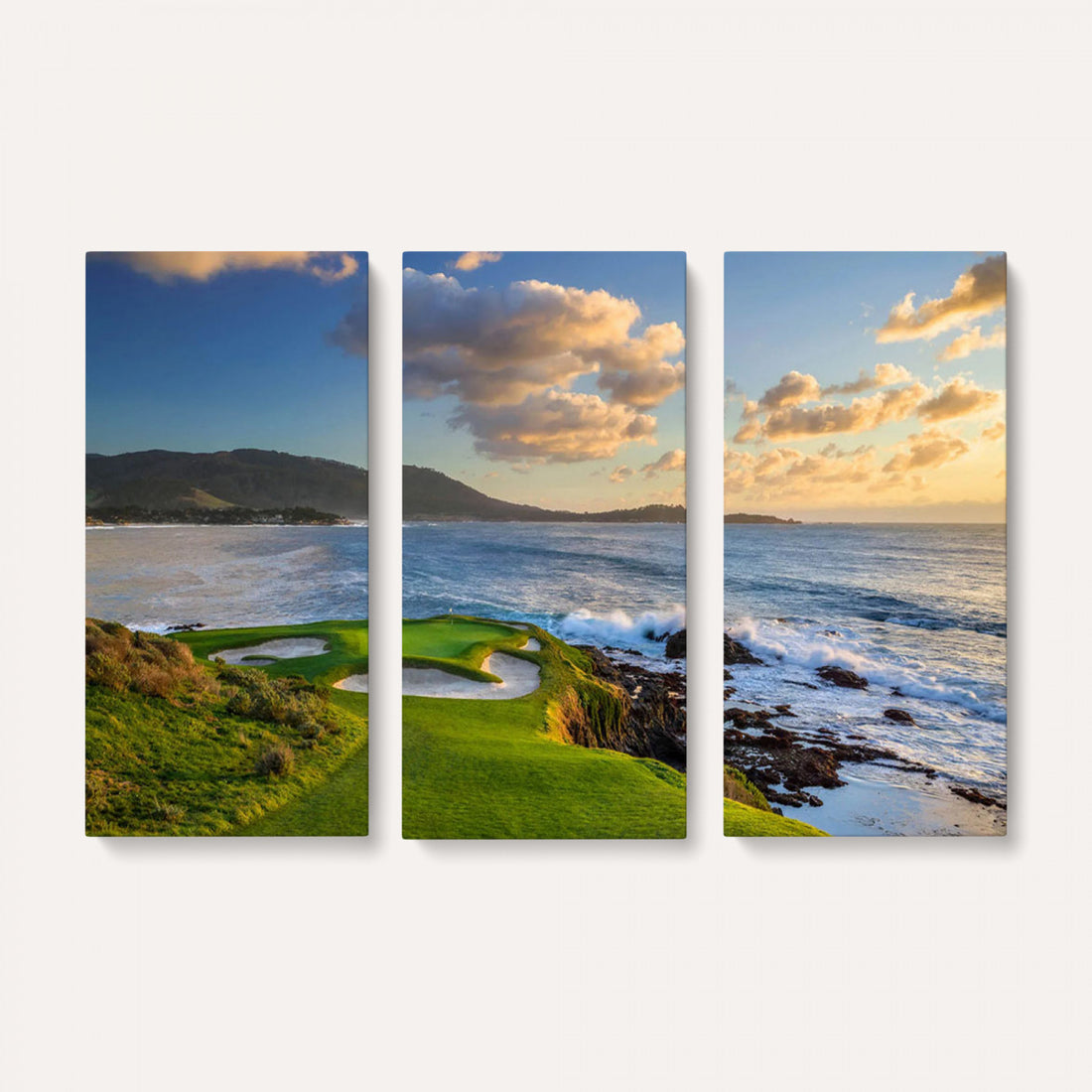 Pebble Beach Golf Links Wall Art Canvas Print