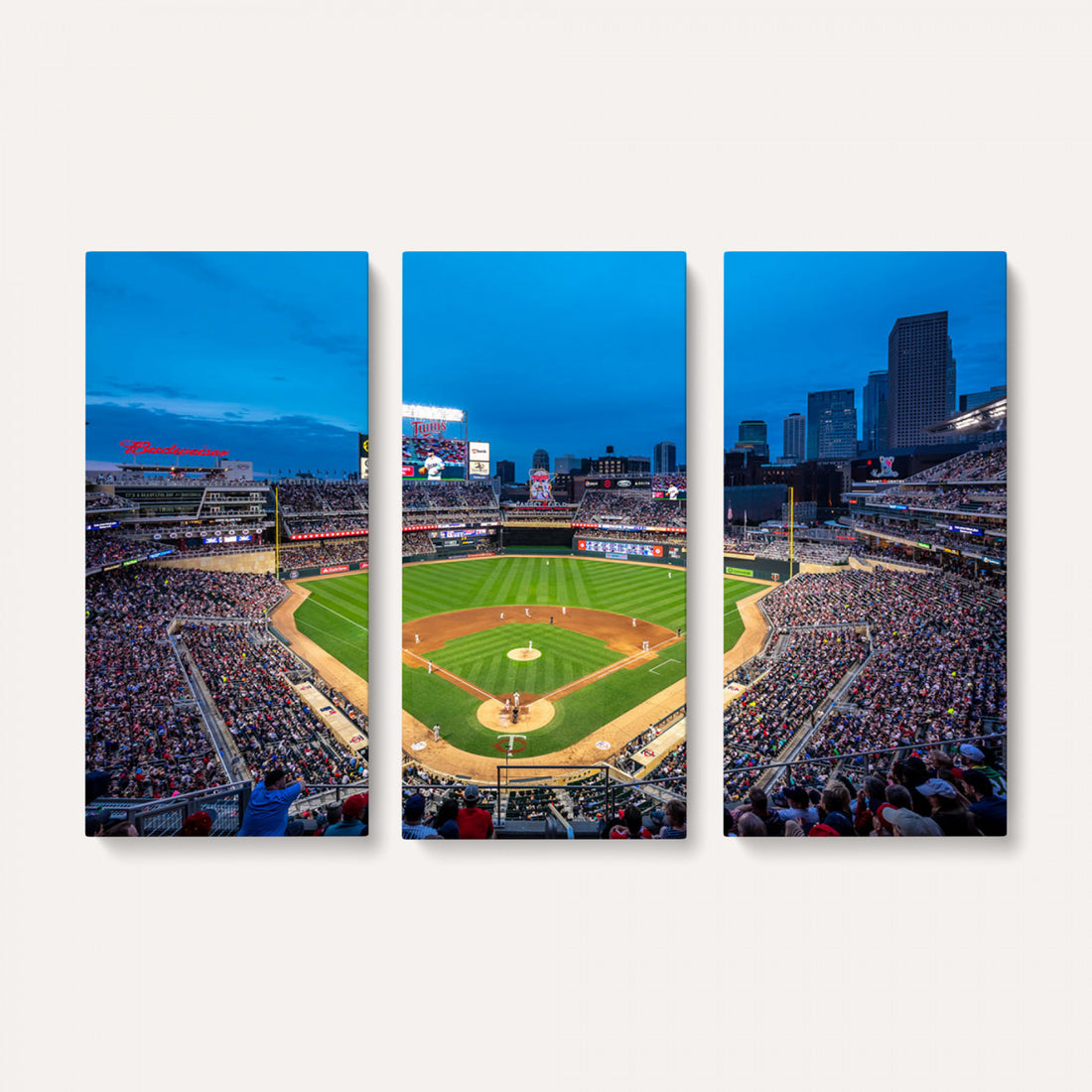 Target Field Stadium Wall Art Canvas Print, Minnesota Twins