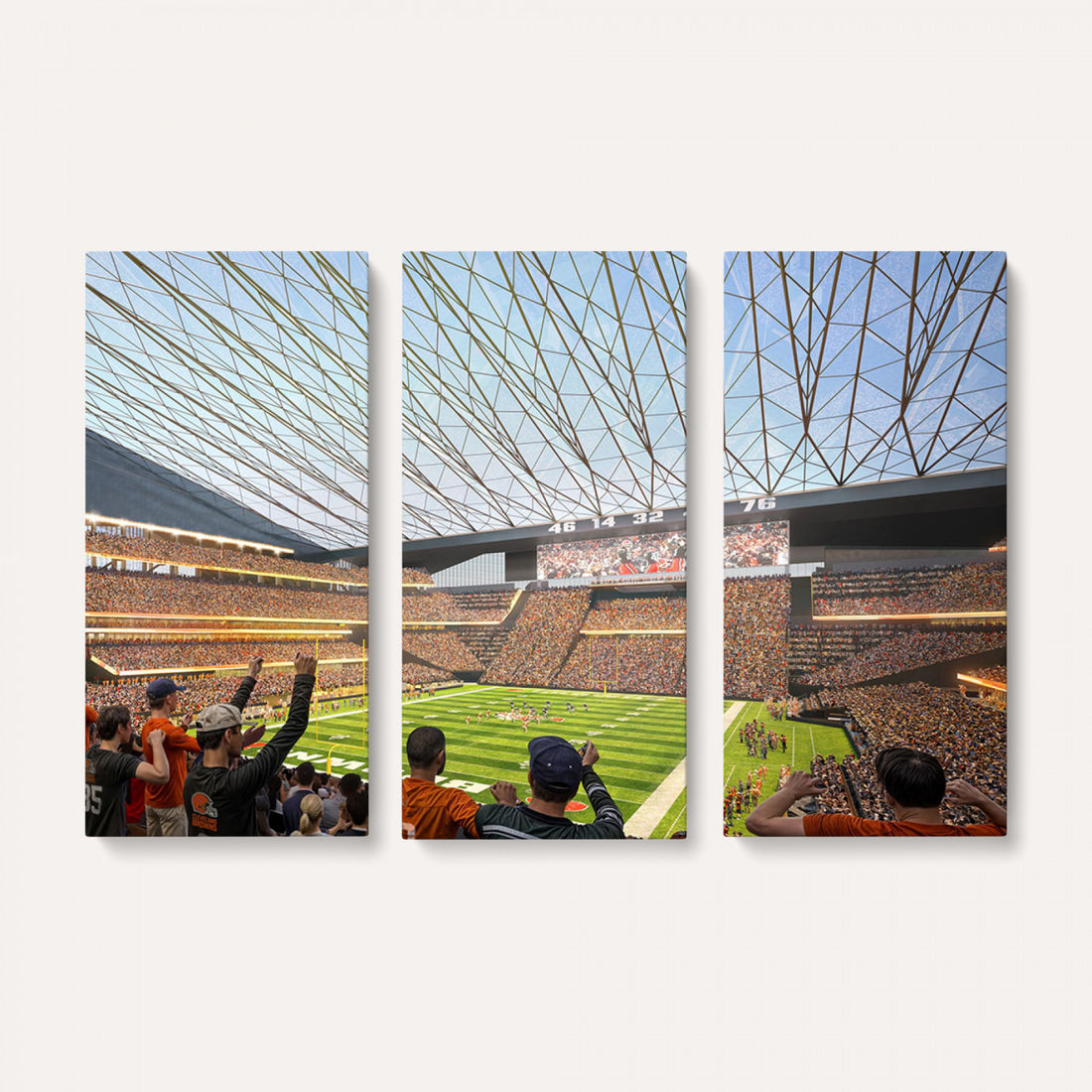 Cleveland Browns Stadium Wall Art Canvas Print