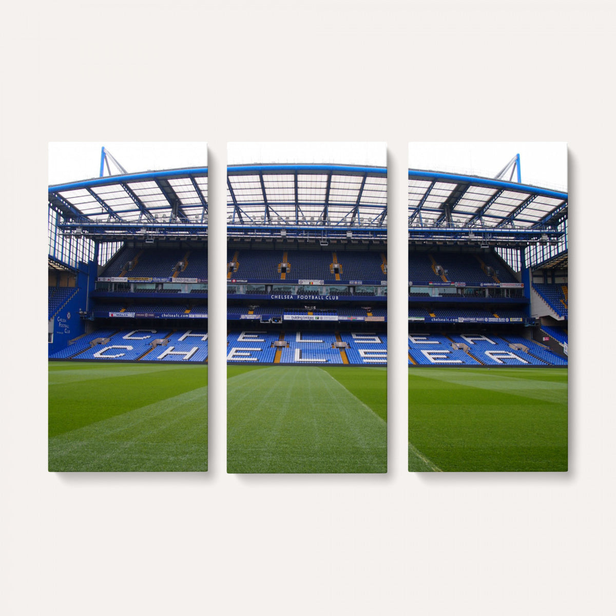 38616413CHELSA-MGV-CV-36X24 - Stamford Bridge Chelsea Football Stadium Canvas Wall Art