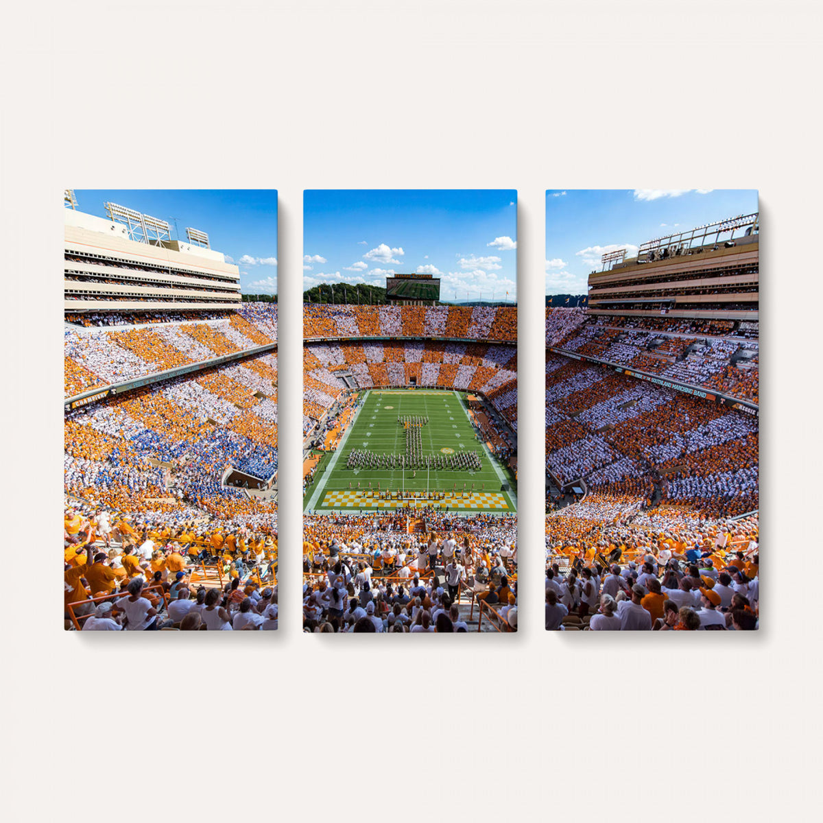 77097951-MGV-CV-36X24 - Tennessee Neyland Stadium Wall Art, Sports Arena Canvas, Extra Large Game Room Wall Decor
