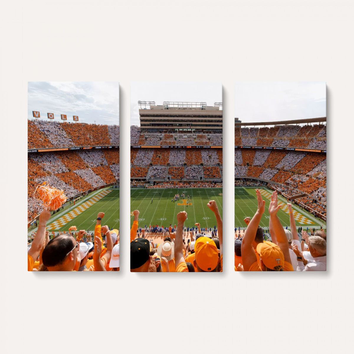76011417-MGV-CV-36X24 - Tennessee Neyland Stadium Wall Art, Sports Arena Canvas, Home Bar Wall Decor