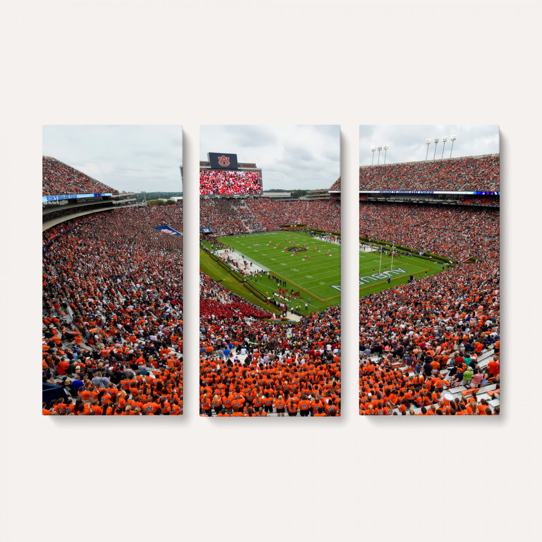 Auburn Stadium Wall Art Canvas Print, Jordan Hare Stadium